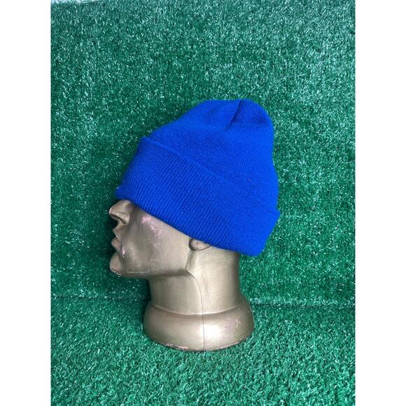 VINTAGE NFL Indianapolis Colts Beanie Hat Cap Blue Knit Embroidered 90s - Picture 2 of 5